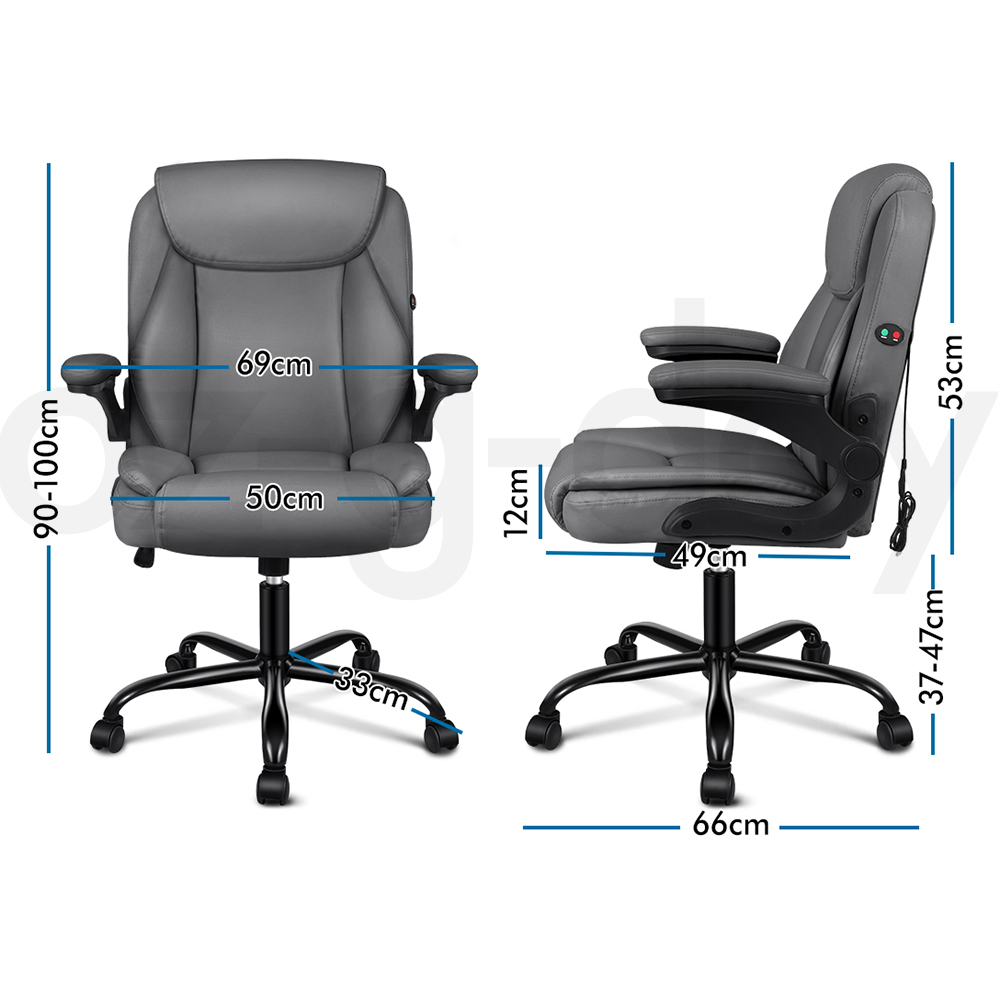 ALFORDSON Office Chair Mesh Executive Gaming Seat Leather Fabric Racing Tilt - Picture 701 of 1,188