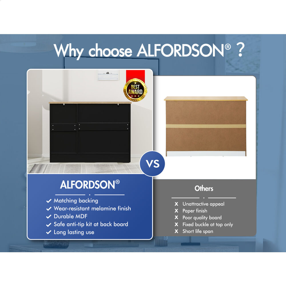 ALFORDSON Buffet Sideboard Cupboard Cabinet Storage Kitchen Hallway Doors Drawer - Picture 101 of 240