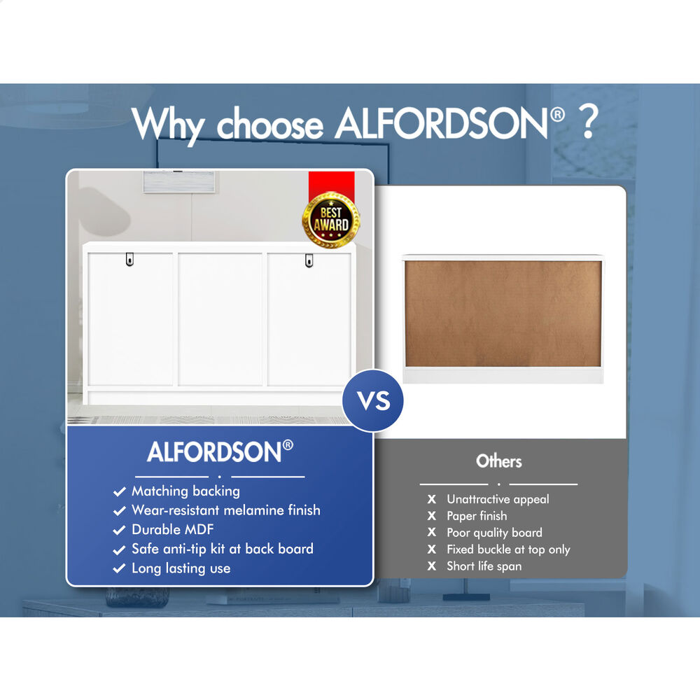 ALFORDSON Buffet Sideboard Cupboard Cabinet Storage Kitchen Hallway Doors Drawer - Picture 209 of 240