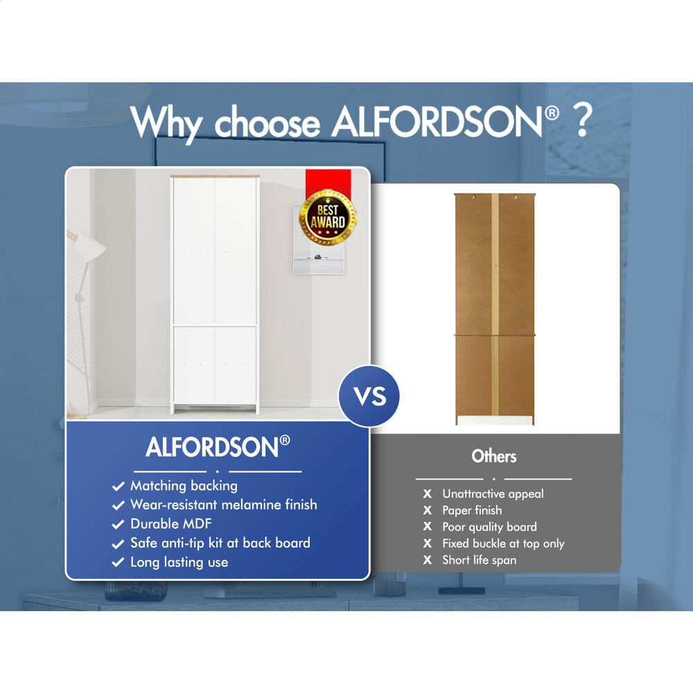ALFORDSON Buffet Sideboard Cupboard Cabinet Storage Kitchen Hallway Doors Drawer - Picture 29 of 240