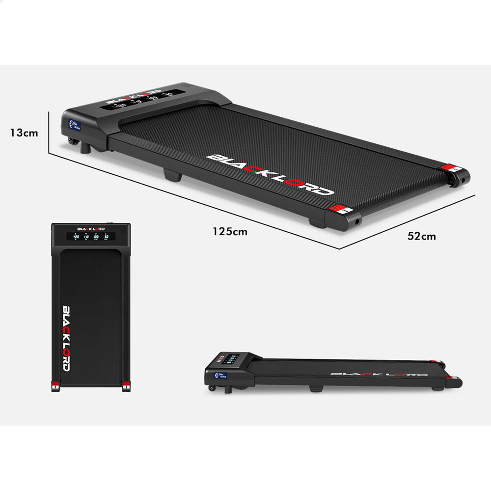 BLACK LORD Treadmill Electric Walking Pad Under Desk Home Gym 400mm Black - Picture 6 of 97