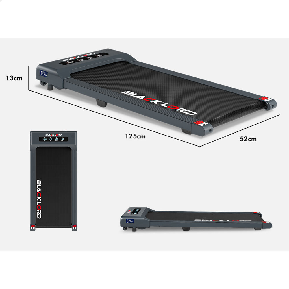 BLACK LORD Treadmill Electric Walking Pad Under Desk Home Gym 400mm Black - Picture 18 of 97