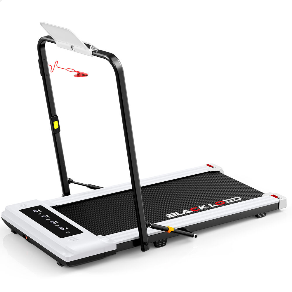 BLACK LORD Treadmill 2 IN 1 Electric Walking Pad 400mm Hydraulic Foldable - Picture 10 of 29
