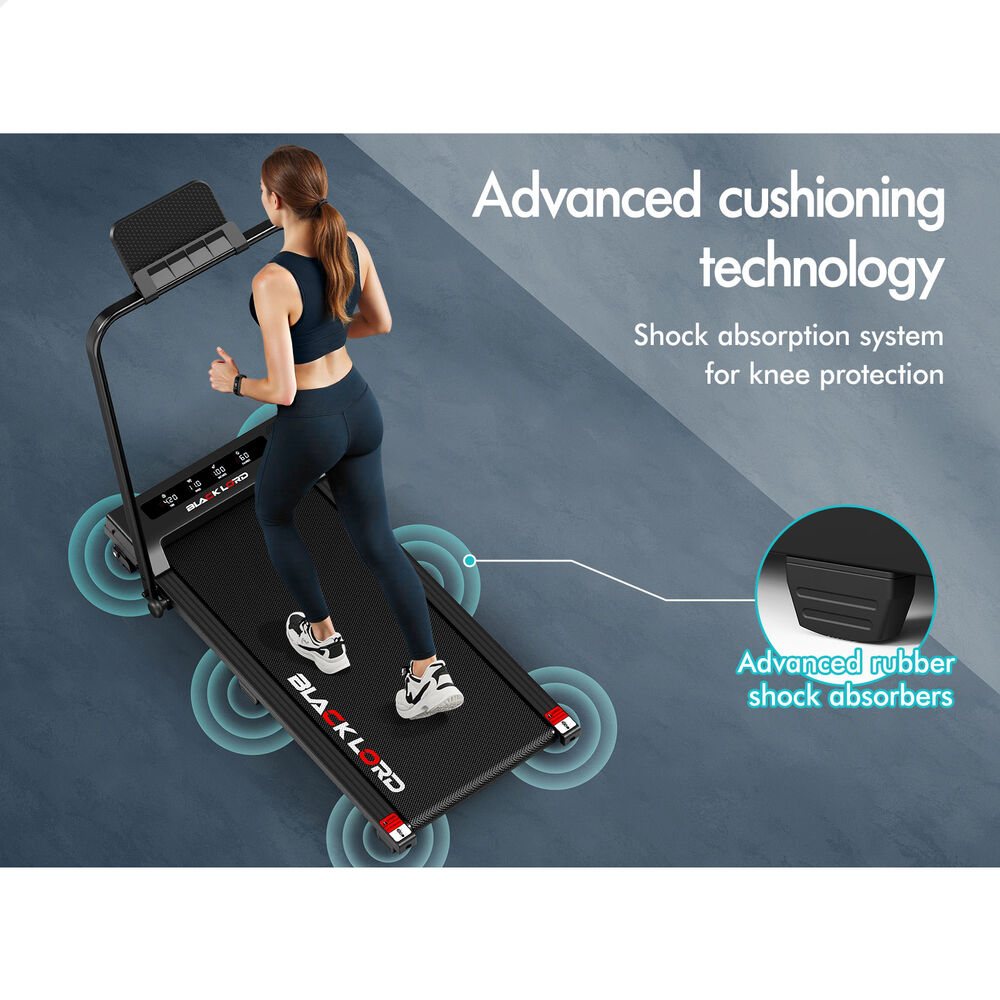 BLACK LORD Treadmill Electric Walking Pad Home Office Gym Fitness Remote Control - Picture 653 of 684