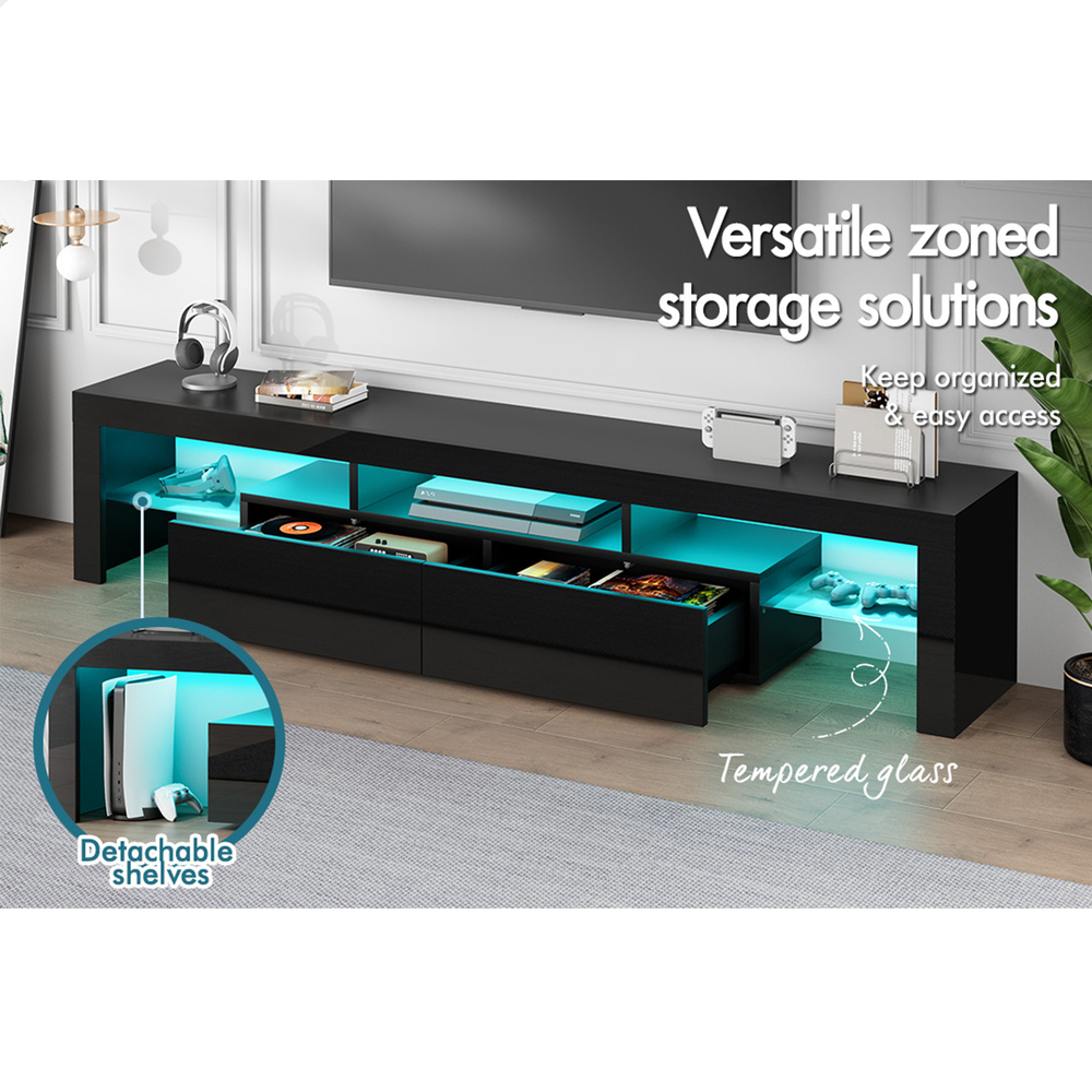 ALFORDSON Entertainment Unit TV Cabinet Stand Storage Drawer RGB LED Gloss - Picture 53 of 228