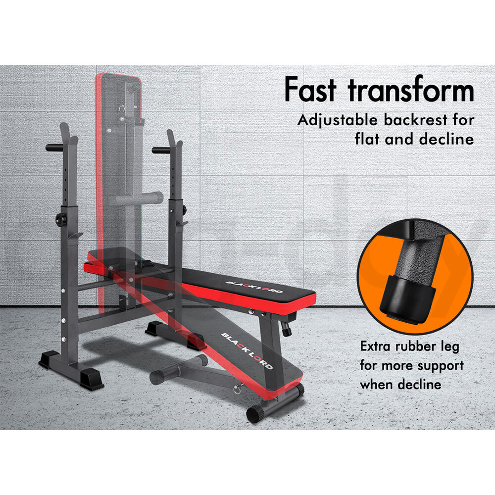 BLACK LORD Weight Bench With Adjustable Dumbbell Set Weight Lifting Home Gym - Picture 218 of 555