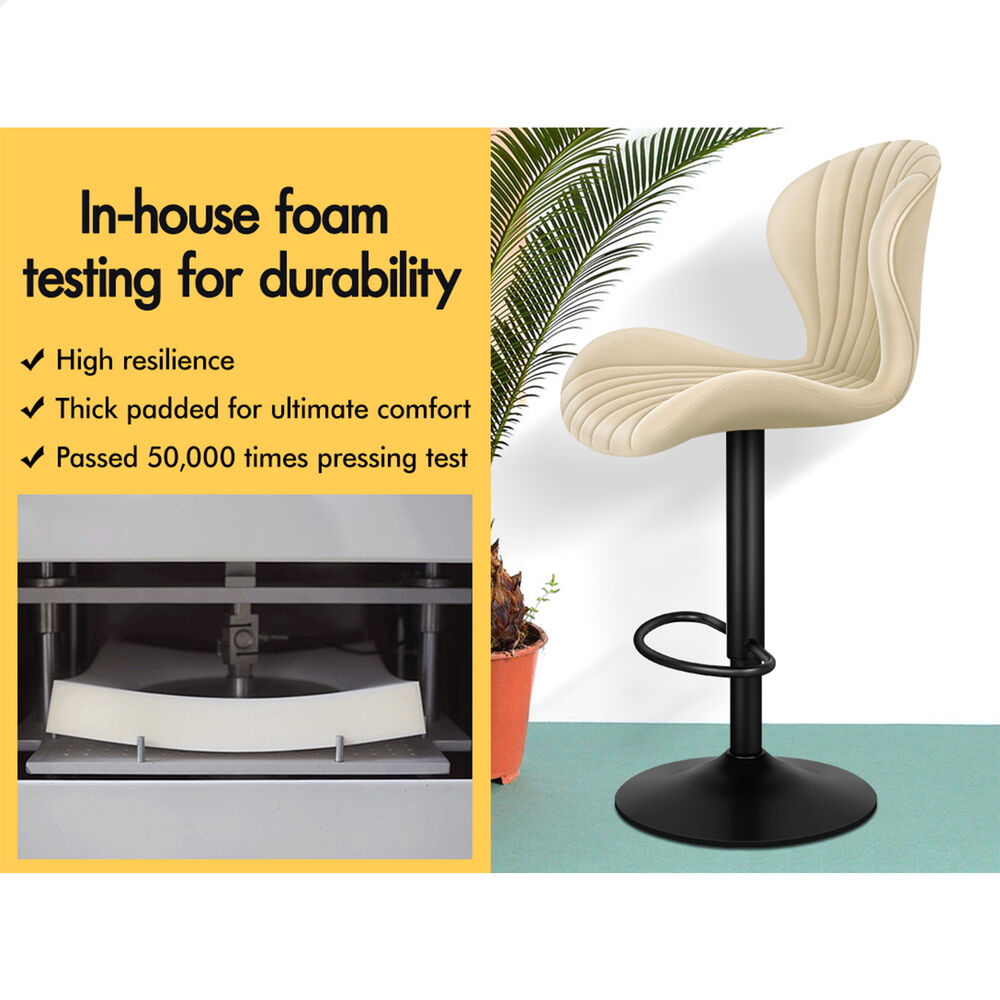 ALFORDSON Bar Stools Kitchen Swivel Dining Chairs Gas Lift Leather/Fabric - Picture 710 of 1,456
