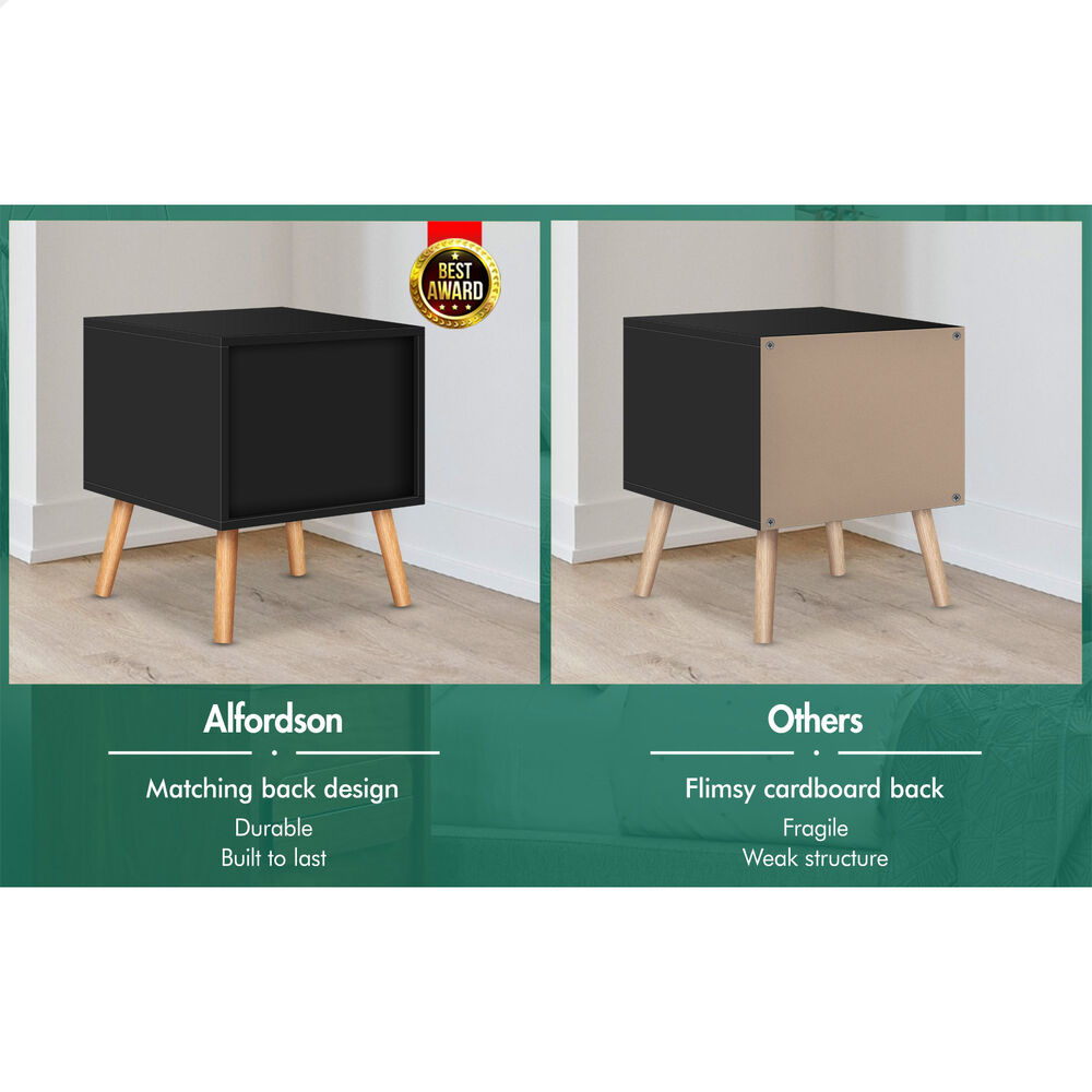 ALFORDSON Bedside Table Chest of Drawers Bedroom Set Rattan Storage Cabinet - Picture 28 of 88