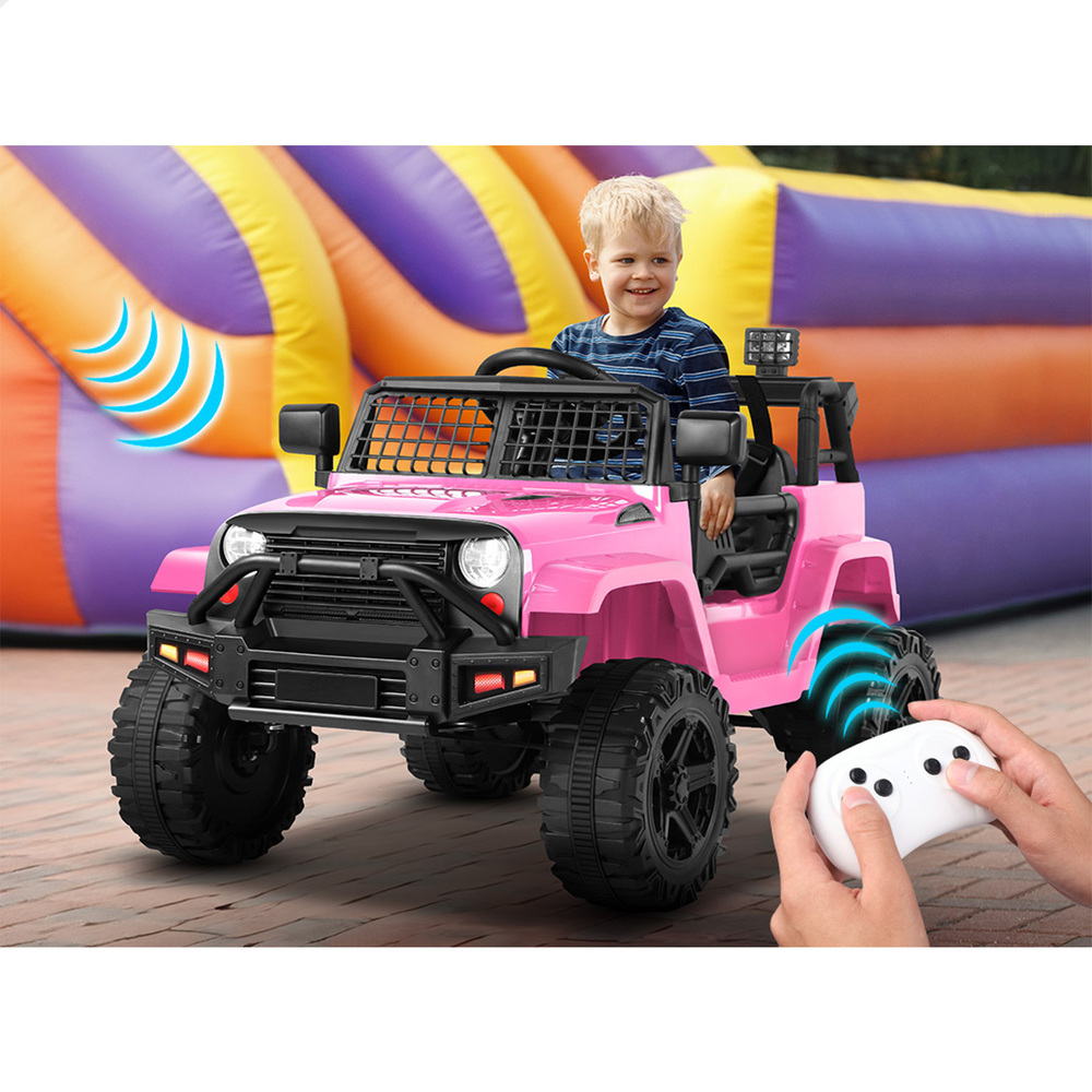 ALFORDSON Kids Ride On Car Toy Jeep Electric 12V 70W Motors R/C LED Lights MP3 - Picture 19 of 49