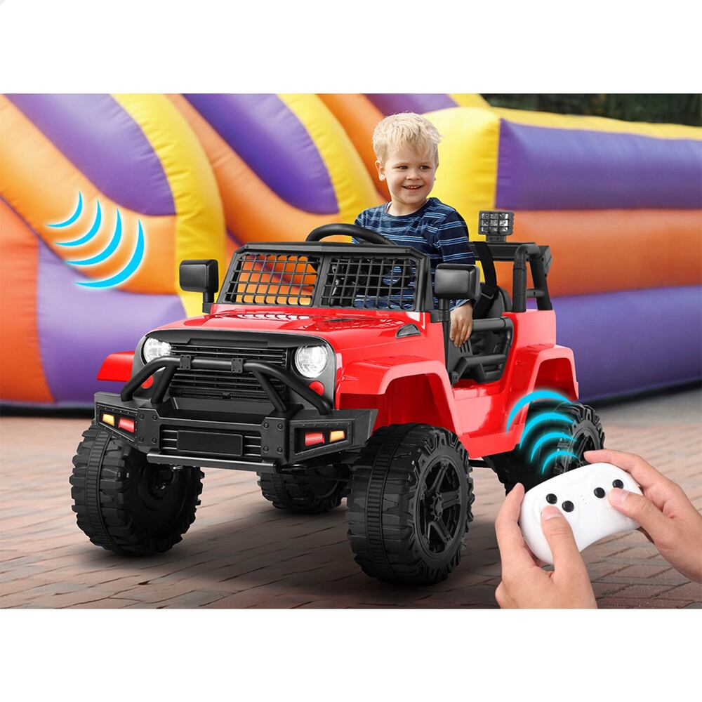 ALFORDSON Kids Ride On Car Toy Jeep Electric 12V 70W Motors R/C LED Lights MP3 - Picture 31 of 49
