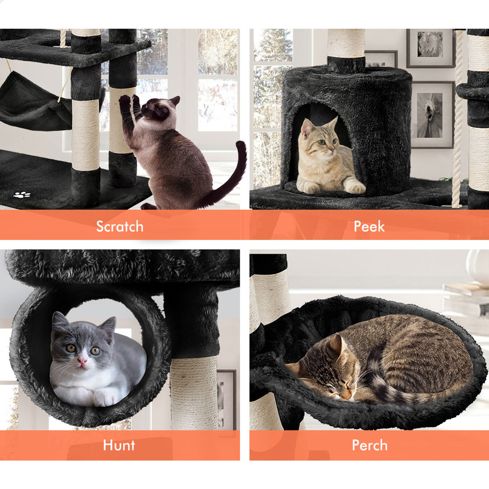 BEASTIE Cat Tree Scratching Post Scratcher Tower Condo House Furniture Bed Stand - Picture 171 of 474
