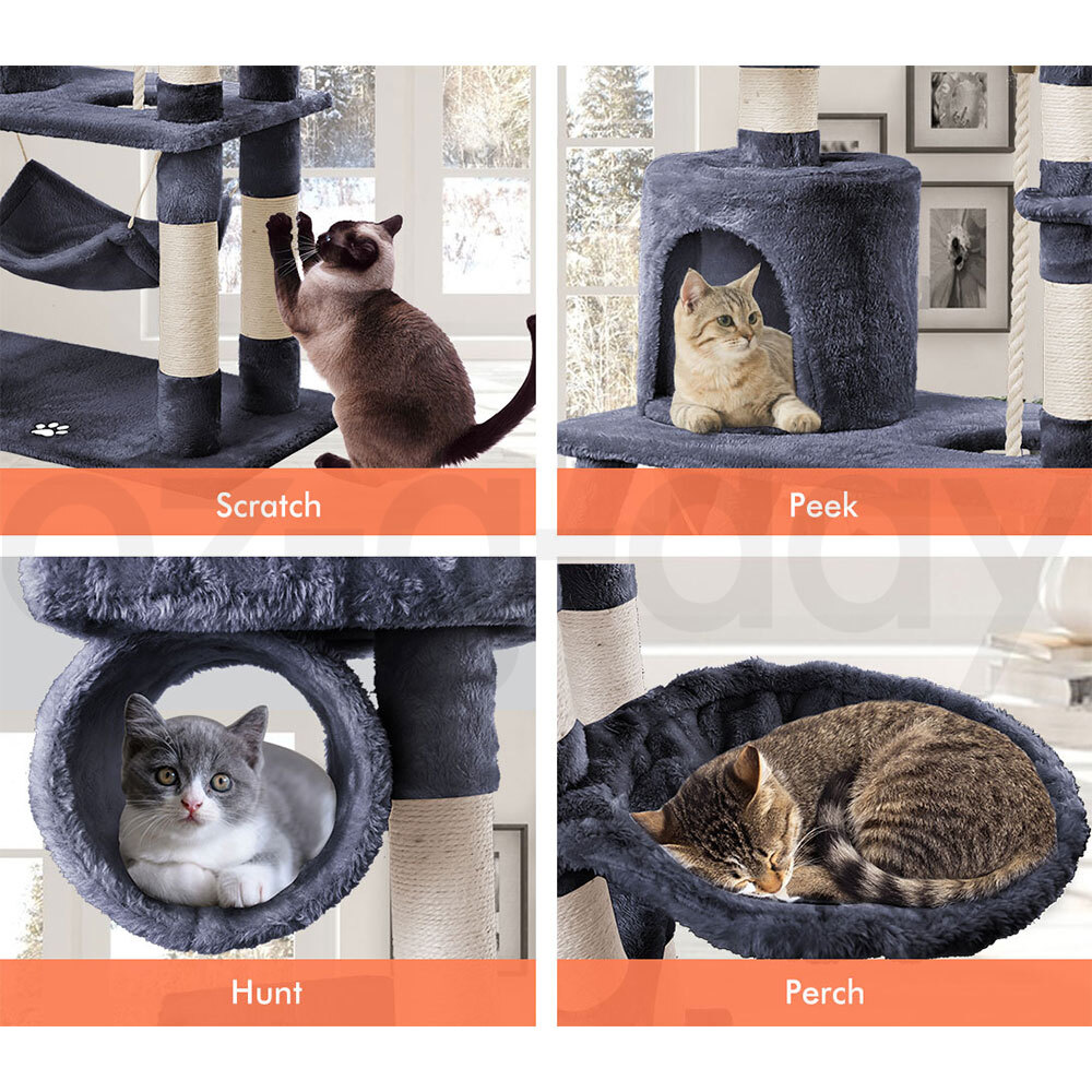BEASTIE Cat Tree Scratching Post Scratcher Tower Condo House Furniture Bed Stand - Picture 181 of 474