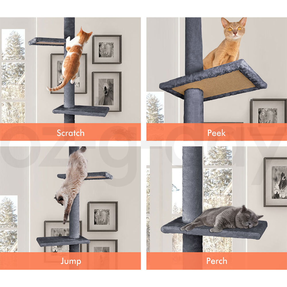 BEASTIE Cat Tree Scratching Post Scratcher Tower Condo House Furniture Bed Stand - Picture 382 of 474