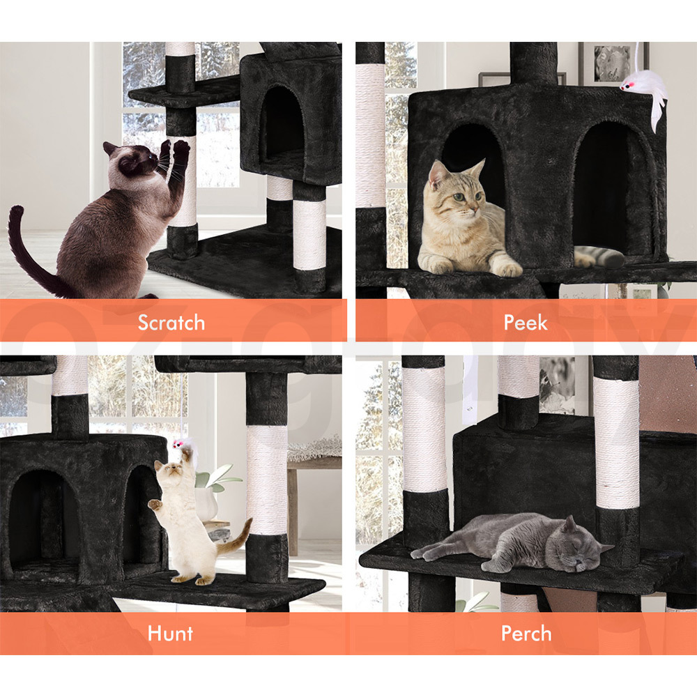 BEASTIE Cat Tree Scratching Post Scratcher Tower Condo House Furniture Bed Stand - Picture 292 of 474