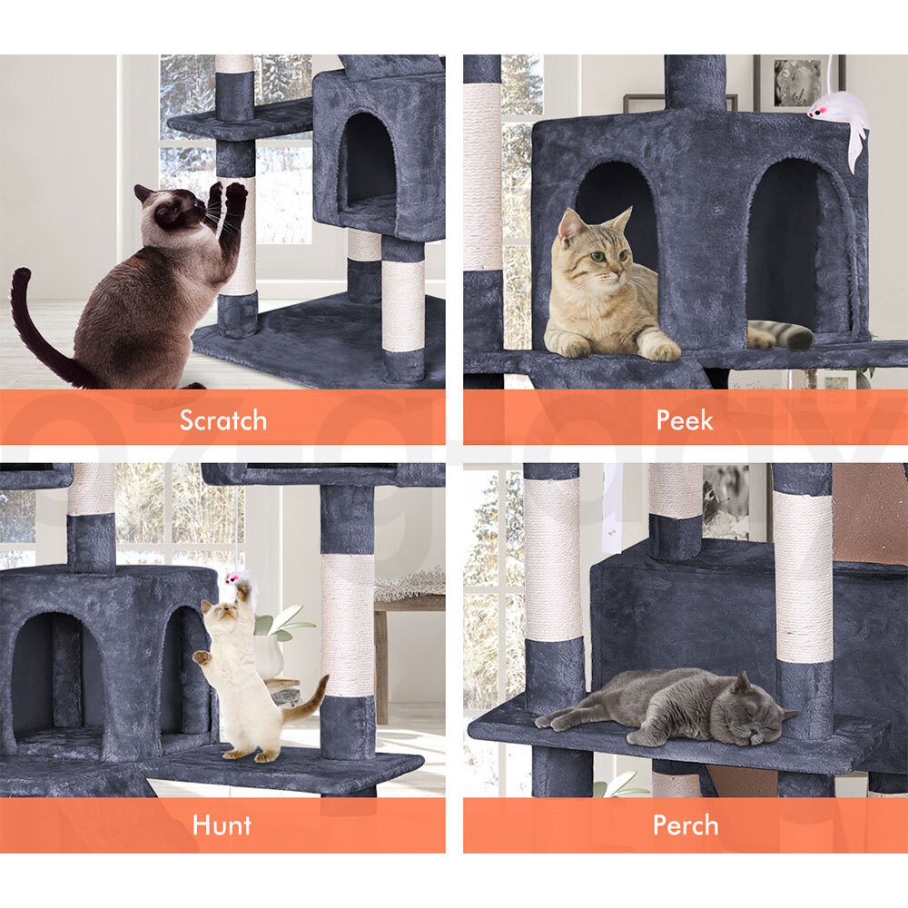 BEASTIE Cat Tree Scratching Post Scratcher Tower Condo House Furniture Bed Stand - Picture 303 of 474