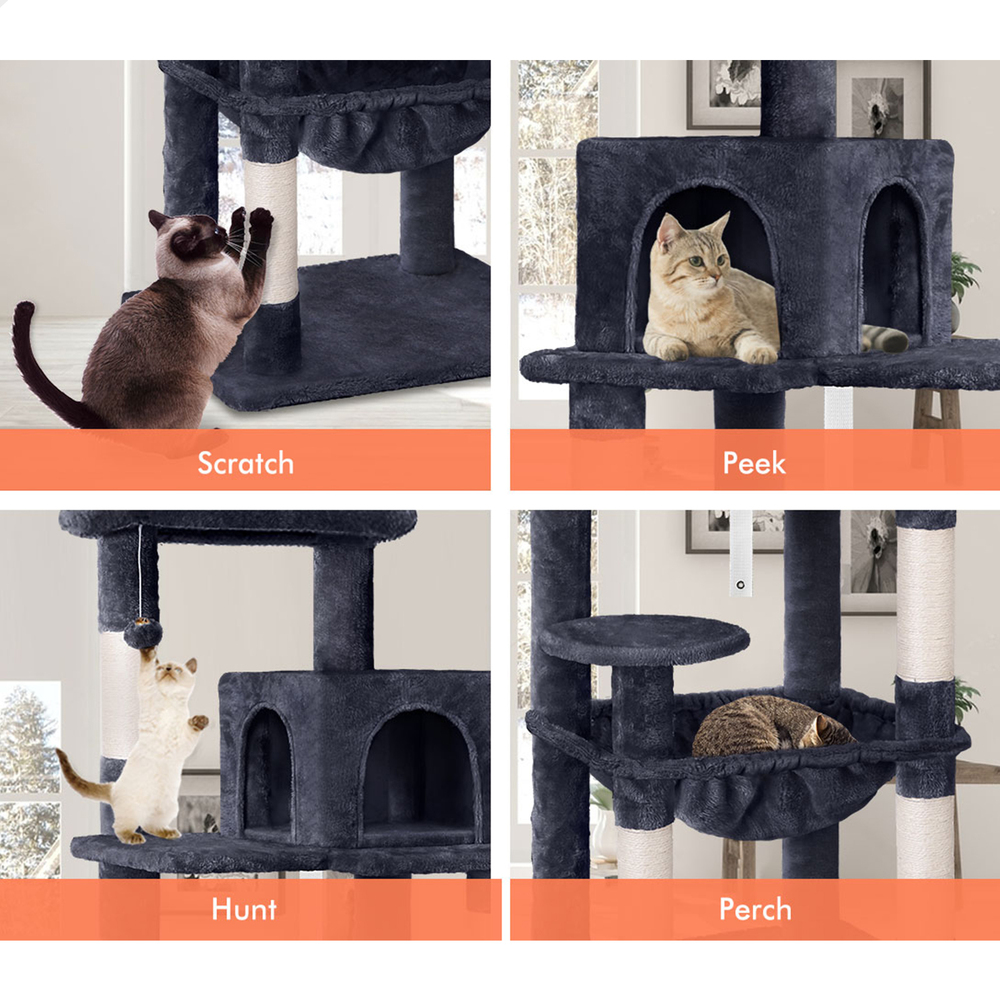 BEASTIE Cat Tree Scratching Post Scratcher Tower Condo House Furniture Bed Stand - Picture 226 of 474