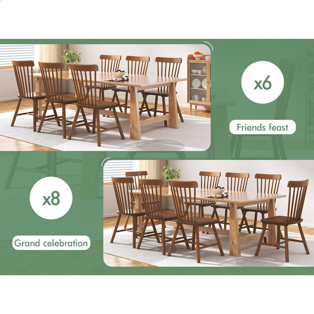 ALFORDSON Dining Chairs Kitchen Swivel PU Leather Sherpa Velvet Wooden x1/x2/x4 - Picture 574 of 592