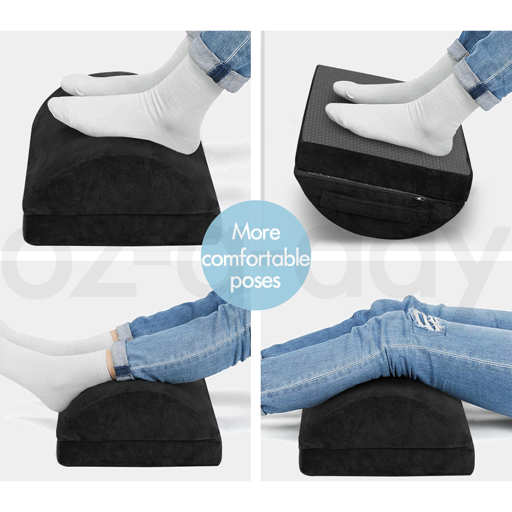 STARRY EUCALYPT Foot Rest Stool Adjustable Foot Pad Foam Pillow Under Desk - Picture 8 of 42