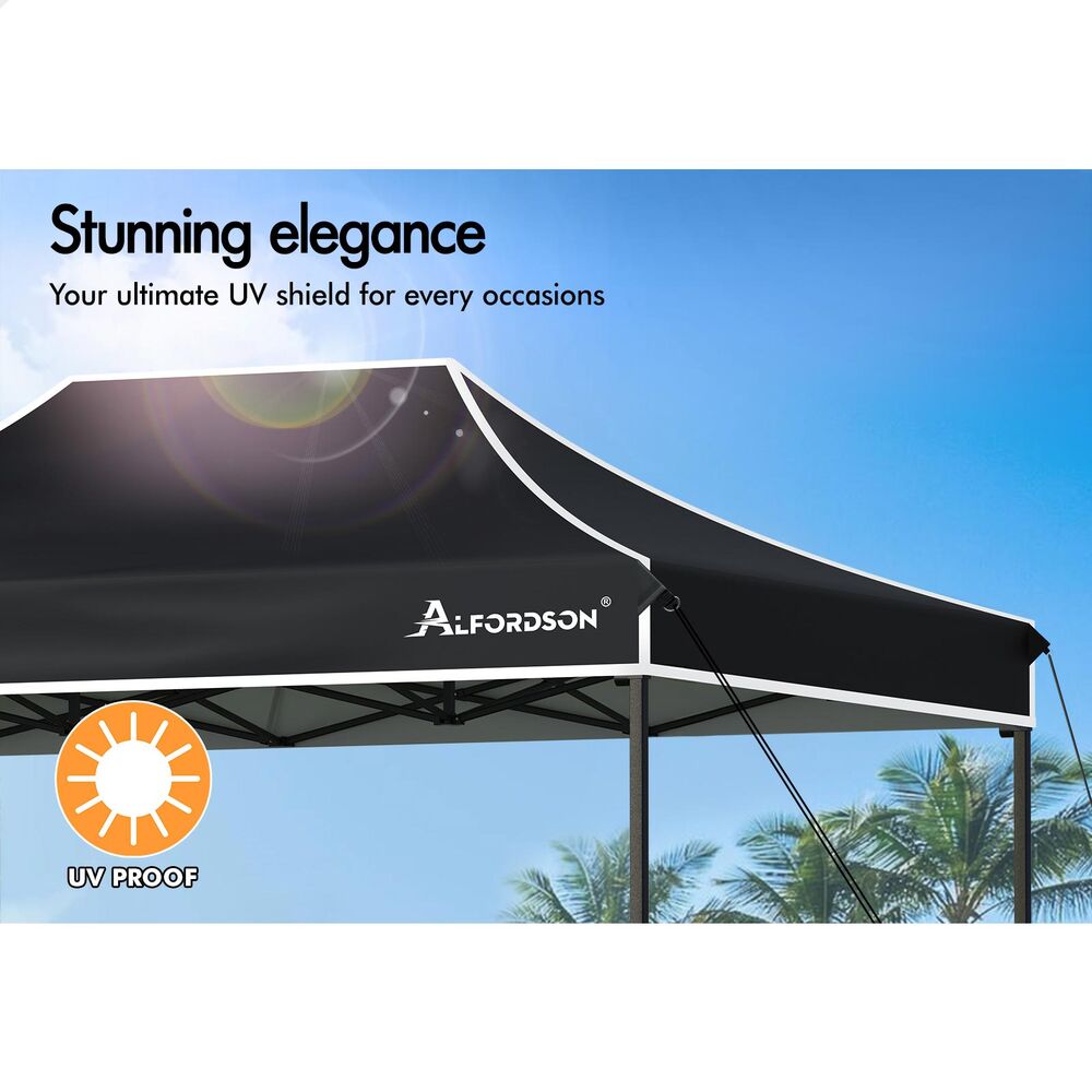 ALFORDSON Gazebo 3x4.5m Pop Up Marquee Outdoor Folding Tent Wedding Party Canopy - Picture 9 of 99