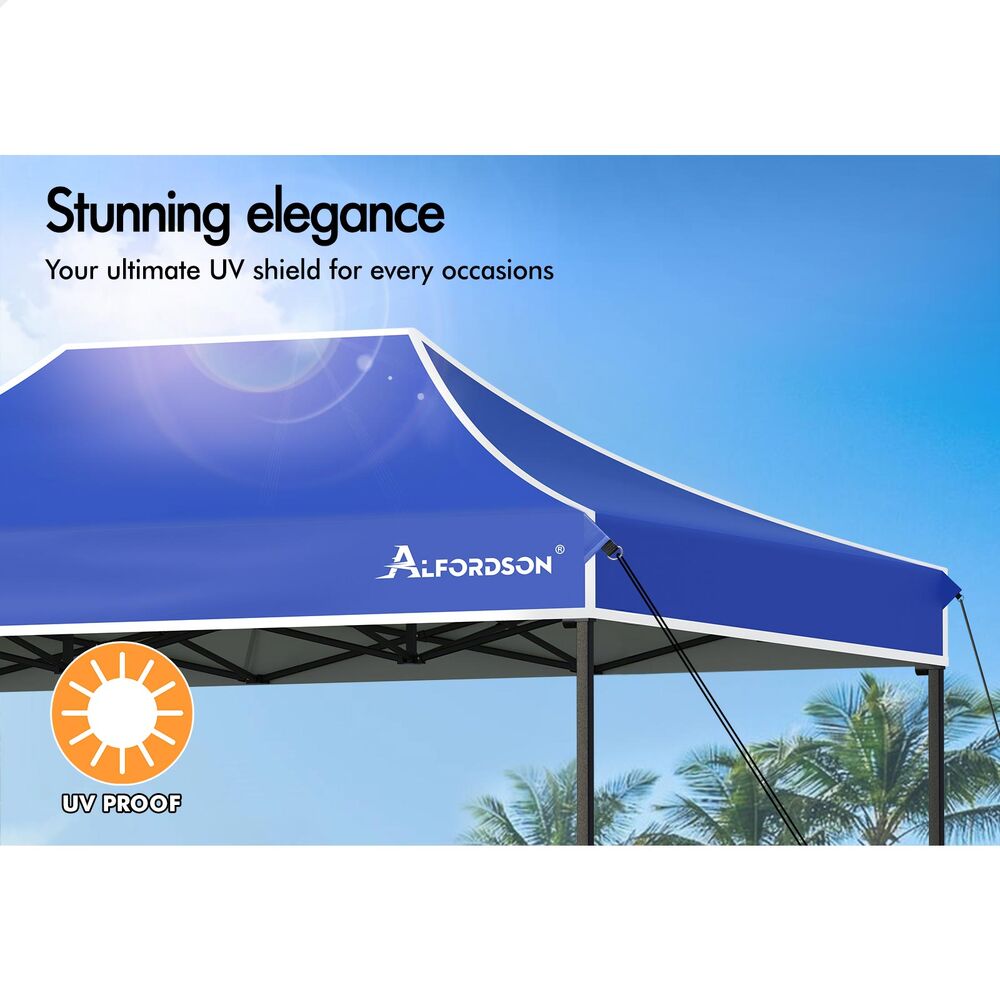 ALFORDSON Gazebo 3x4.5m Pop Up Marquee Outdoor Folding Tent Wedding Party Canopy - Picture 21 of 99