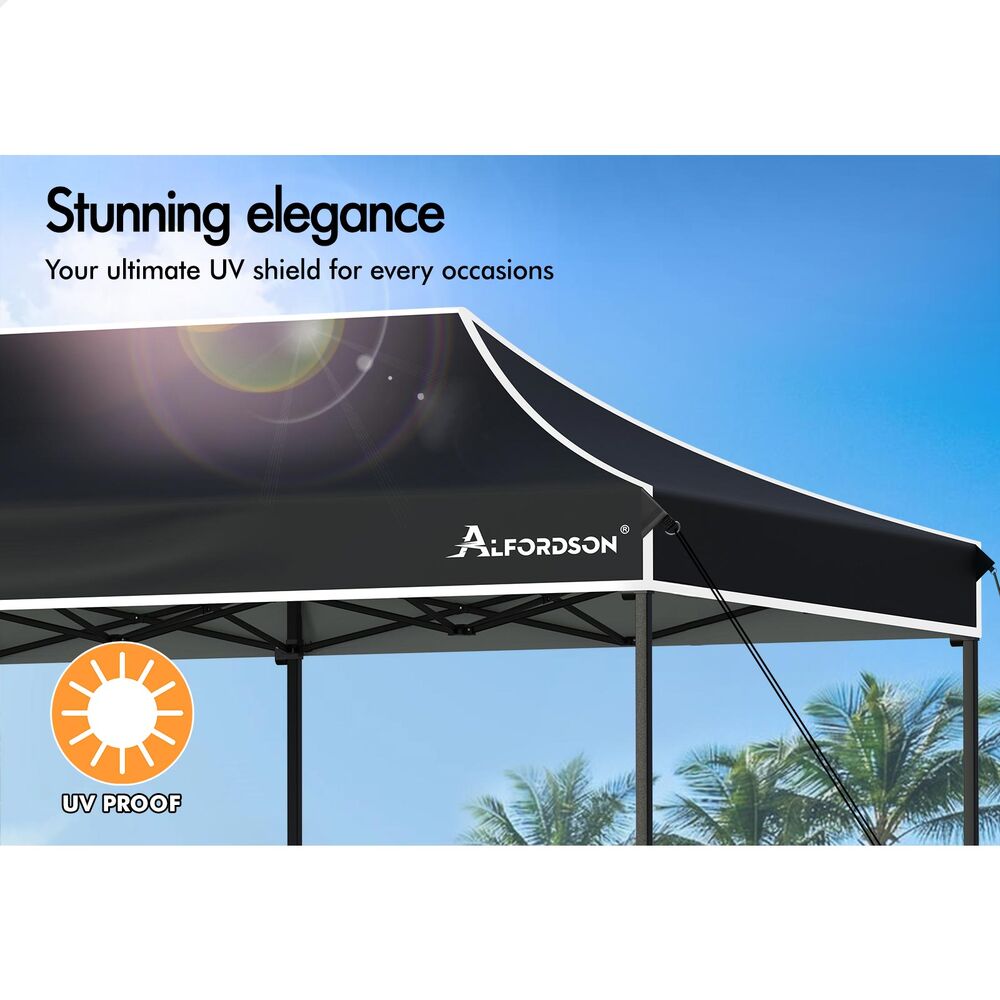 ALFORDSON Gazebo Pop Up Marquee Outdoor Folding Tent Canopy 3x3m 3x4.5m 3x6m - Picture 105 of 291