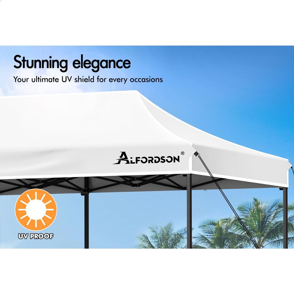 ALFORDSON Gazebo Pop Up Marquee Outdoor Folding Tent Canopy 3x3m 3x4.5m 3x6m - Picture 141 of 291