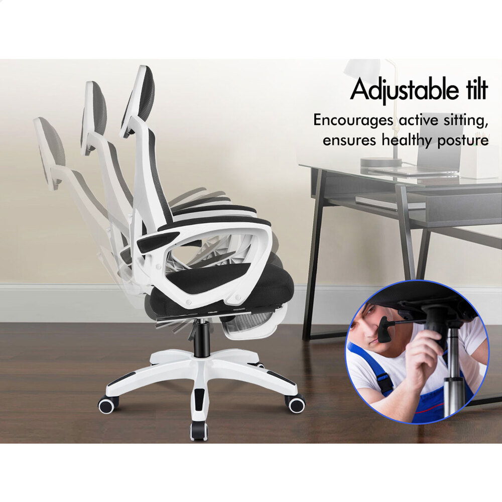 ALFORDSON Mesh Office Chair Executive Computer Fabric Seat Study Work Gaming - Picture 53 of 252