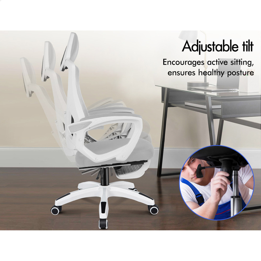 ALFORDSON Mesh Office Chair Executive Computer Fabric Seat Study Work Gaming - Picture 64 of 252