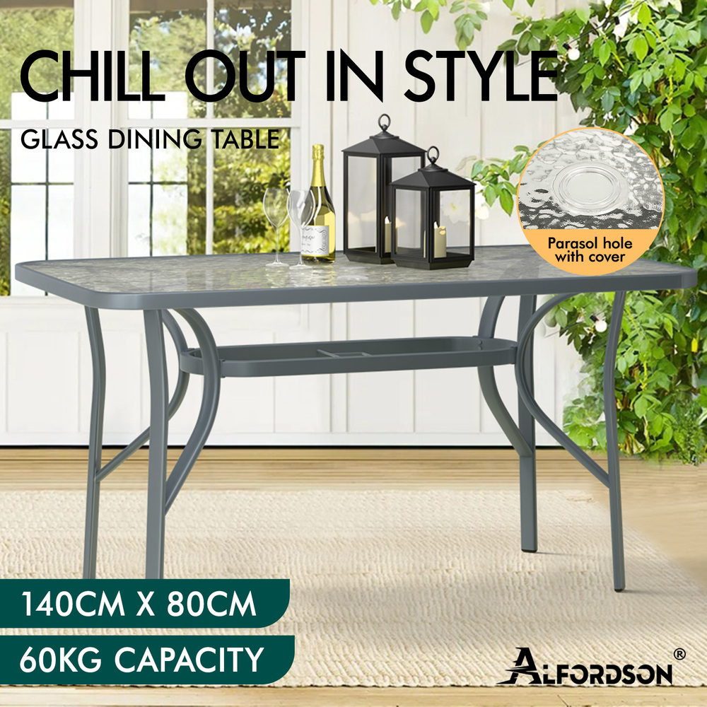 ALFORDSON Outdoor Dining Set Table and Chairs Patio Bistro Set Garden Furniture - Picture 18 of 228