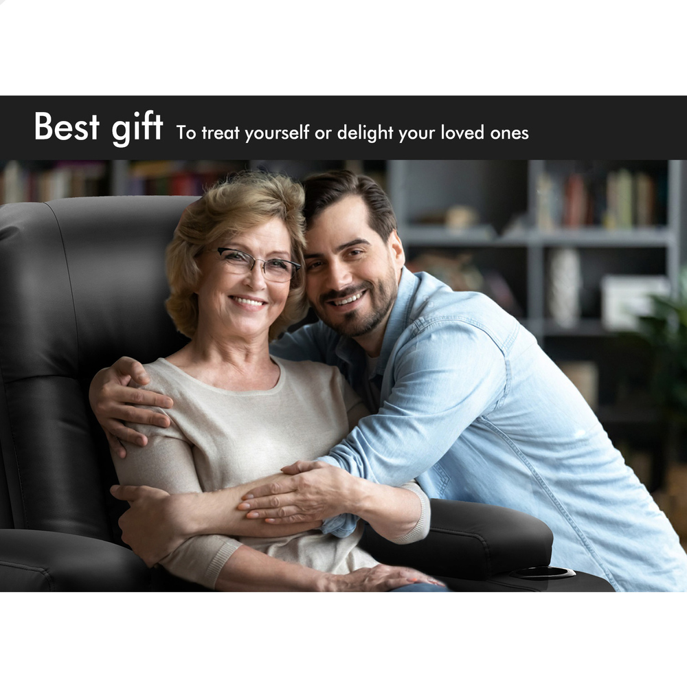 ALFORDSON Recliner Chair Armchair Power Lift Heated Massage Lounge Sofa Couch - Picture 8 of 72