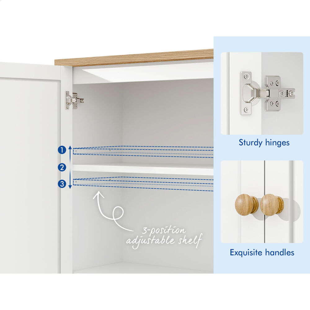 ALFORDSON Buffet Sideboard Cupboard Cabinet Storage Kitchen Hallway Doors Drawer - Picture 30 of 240