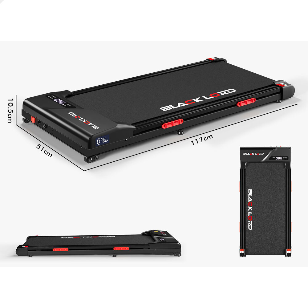 BLACK LORD Treadmill Electric Walking Pad Home Office Gym Fitness Remote Control - Picture 558 of 564
