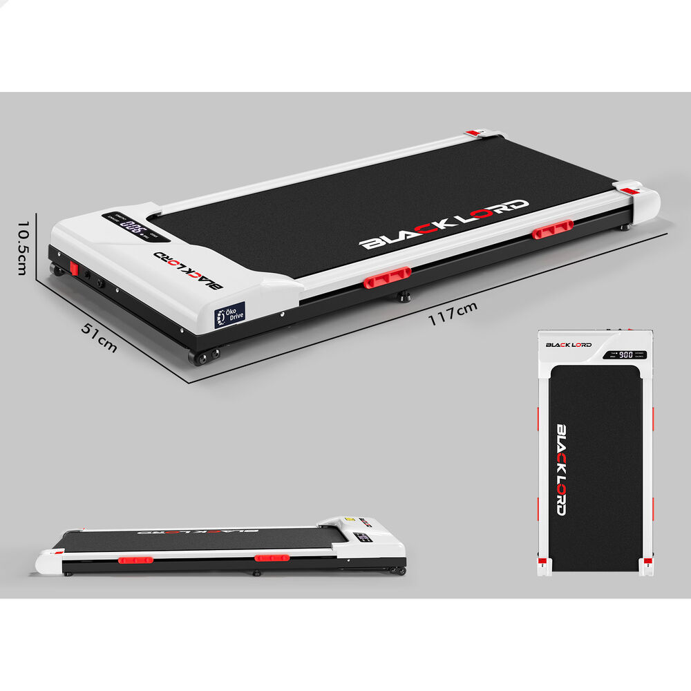 BLACK LORD Treadmill Electric Walking Pad Home Office Gym Fitness Remote Control - Picture 534 of 564