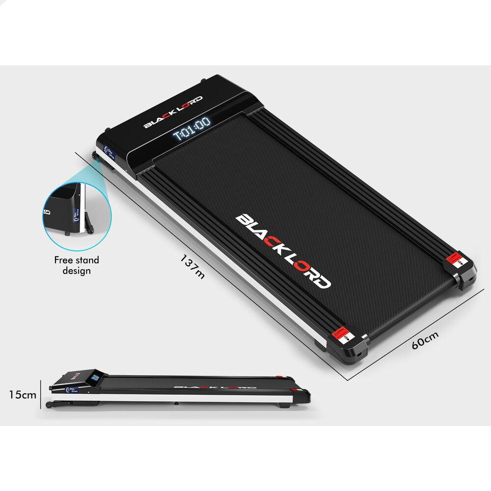 BLACK LORD Treadmill Electric Walking Pad Home Office Gym Fitness Remote Control - Picture 42 of 564