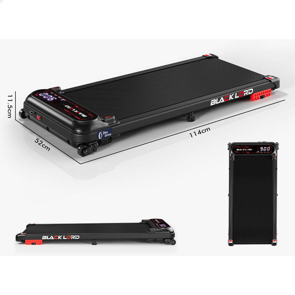 BLACK LORD Treadmill Electric Walking Pad Home Office Gym Fitness Remote Control - Picture 462 of 564