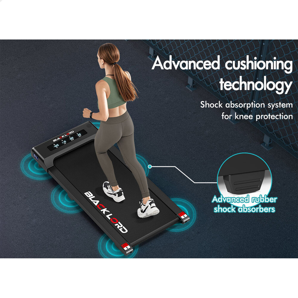 BLACK LORD Treadmill Electric Walking Pad Under Desk Home Gym 400mm Black - Picture 7 of 97