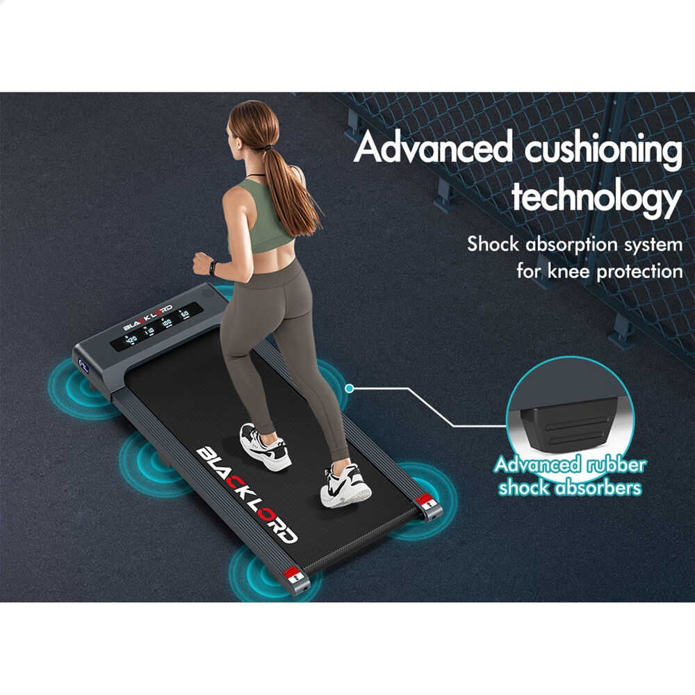 BLACK LORD Treadmill Electric Walking Pad Under Desk Home Gym 400mm Black - Picture 19 of 97