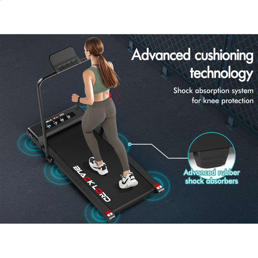 BLACK LORD Treadmill Electric Walking Pad Under Desk Home Gym 400mm Black - Picture 55 of 97