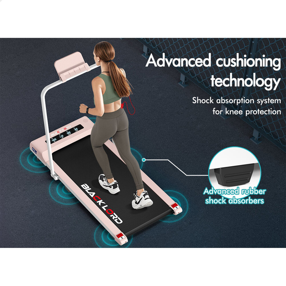 BLACK LORD Treadmill Electric Walking Pad Under Desk Home Gym 400mm Black - Picture 79 of 97