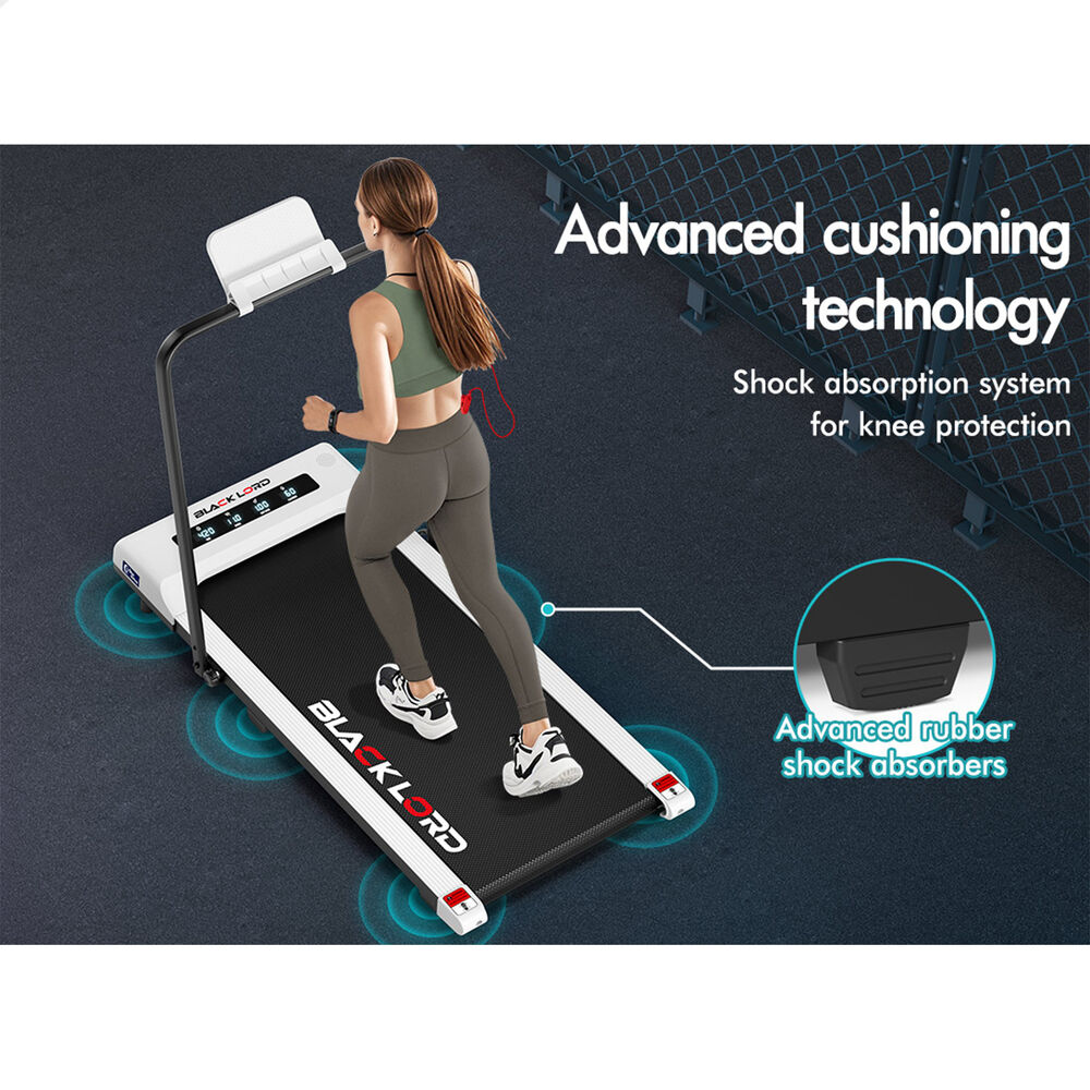 BLACK LORD Treadmill Electric Walking Pad Under Desk Home Gym 400mm Black - Picture 91 of 97