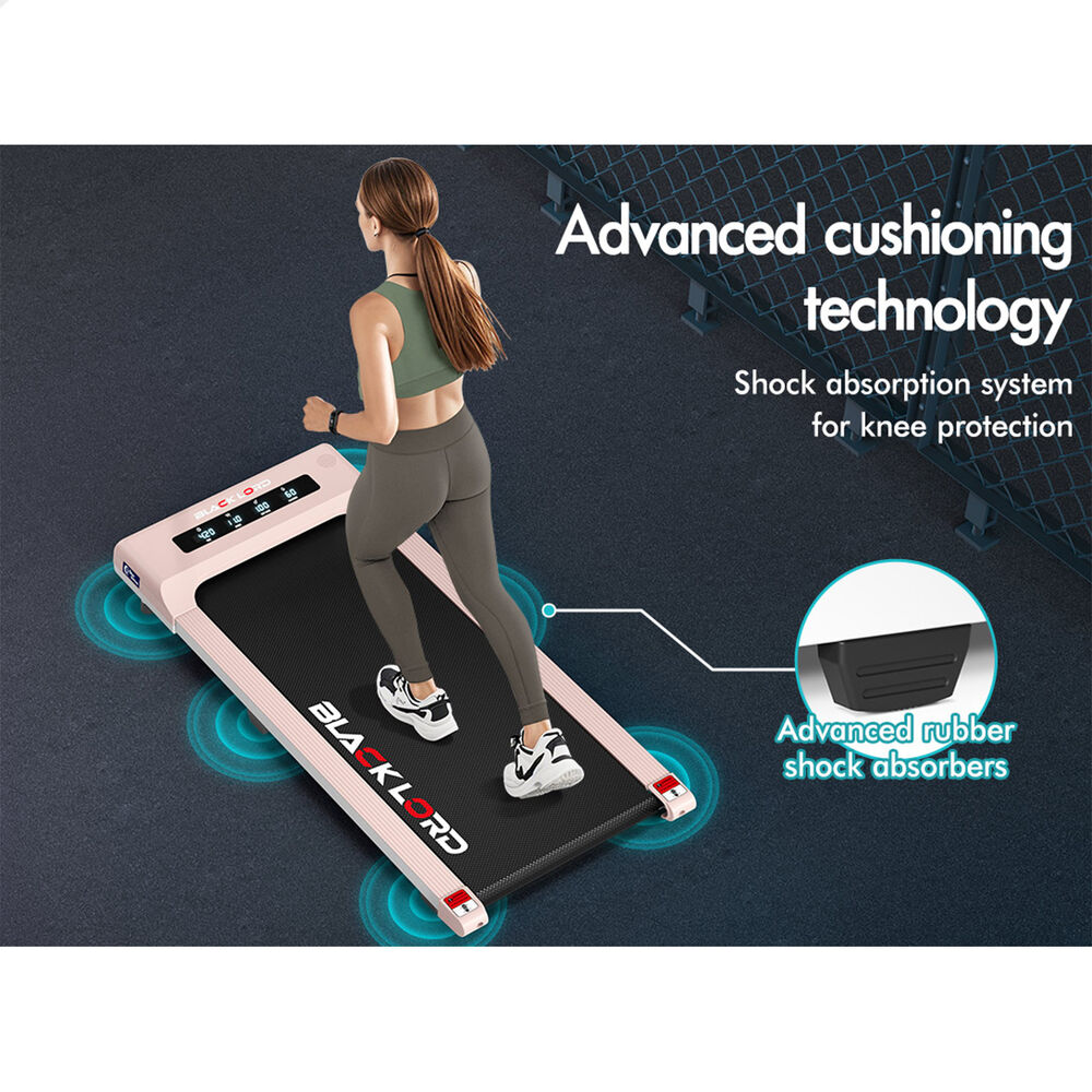 BLACK LORD Treadmill Electric Walking Pad Under Desk Home Gym 400mm Black - Picture 31 of 97