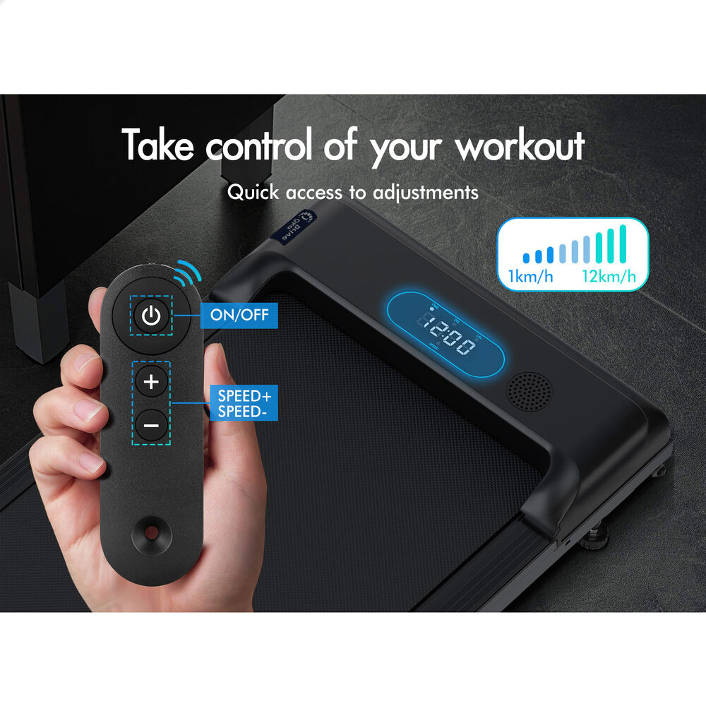 BLACK LORD Treadmill Electric Walking Pad Home Office Gym Fitness Remote Control - Picture 390 of 564