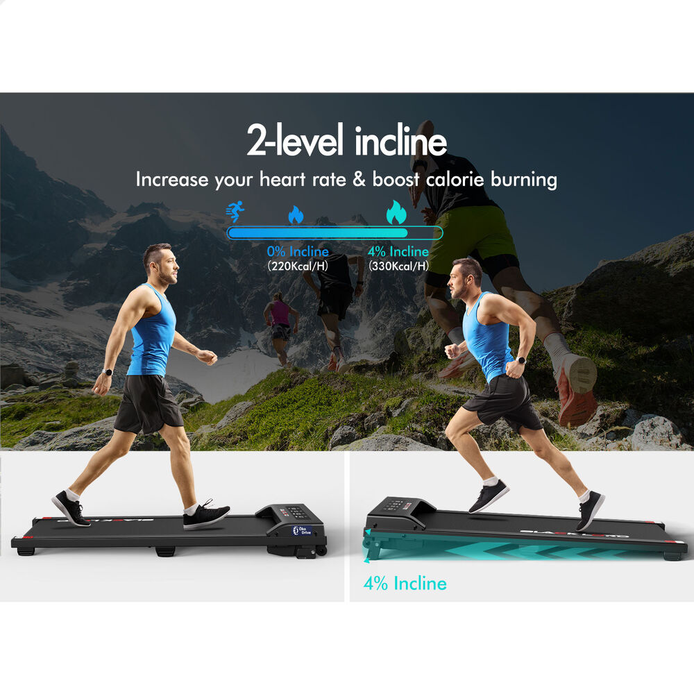 BLACK LORD Treadmill Electric Walking Pad Home Office Gym Fitness Remote Control - Picture 618 of 684