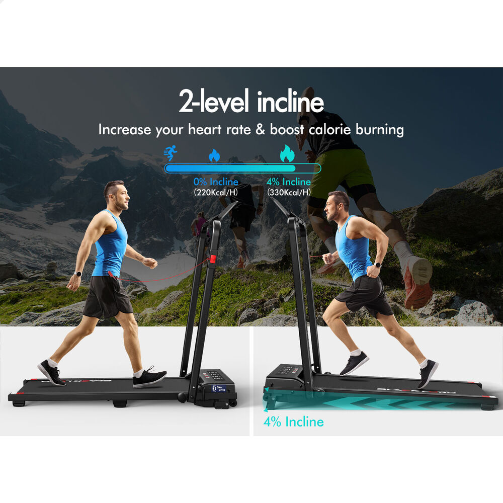 BLACK LORD Treadmill Electric Walking Pad Home Office Gym Fitness Remote Control - Picture 654 of 684