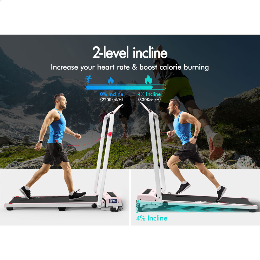 BLACK LORD Treadmill Electric Walking Pad Home Office Gym Fitness Remote Control - Picture 666 of 684