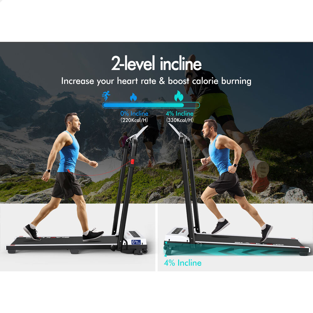 BLACK LORD Treadmill Electric Walking Pad Home Office Gym Fitness Remote Control - Picture 678 of 684