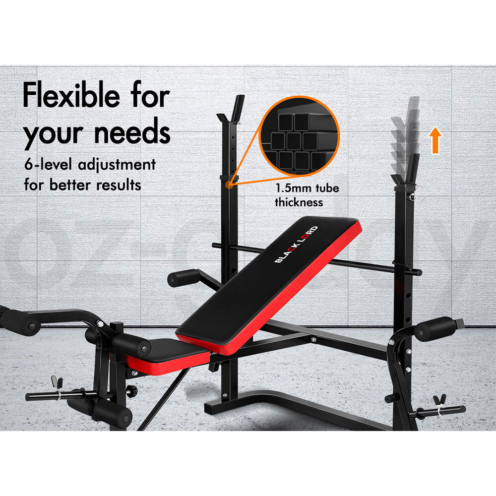 BLACK LORD Weight Bench With Adjustable Dumbbell Set Weight Lifting Home Gym - Picture 339 of 555