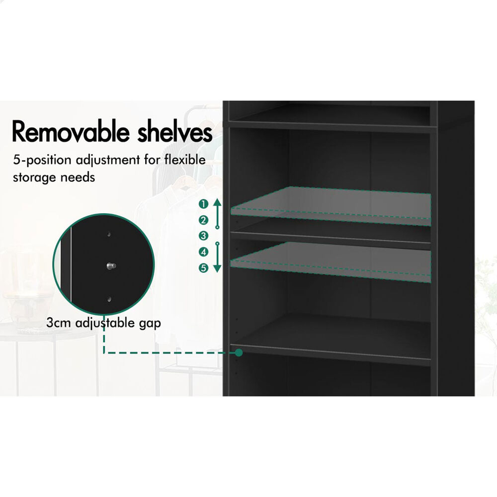 ALFORDSON Wardrobe Clothes Storage Organizer Closet Cabinet Drawers Shelves - Picture 44 of 203
