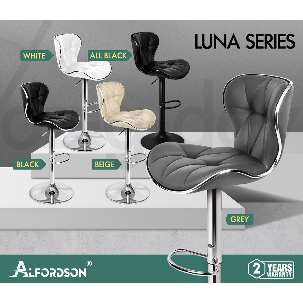 ALFORDSON Bar Stools Kitchen Swivel Gas Lift Wooden Dining Chairs x1/x2/x4 - Picture 19 of 1,152