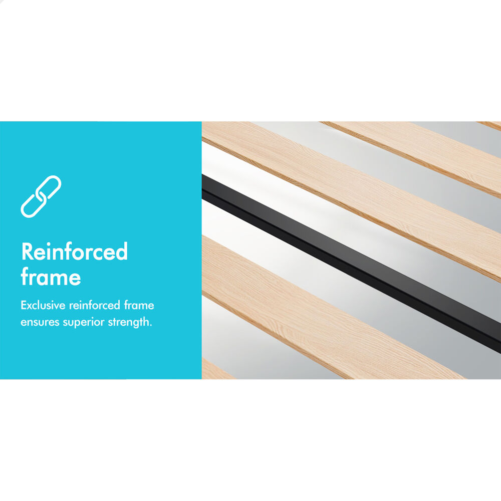 ALFORDSON Bed Frame Double Queen King RGB LED Gas Lift Storage Base Leather - Picture 285 of 1,903